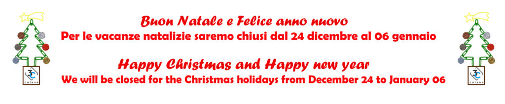 3C Catene - Cierre del período navideño 1 3C Catene - News Natale 2025